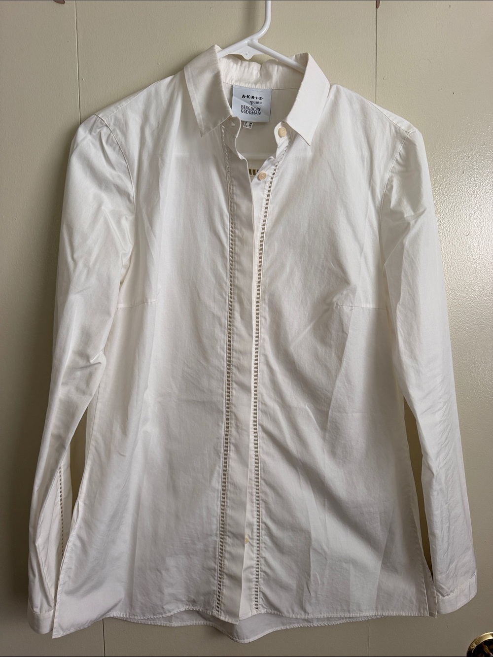 Akris Punto Women's White Tailored Button-Front Jacket